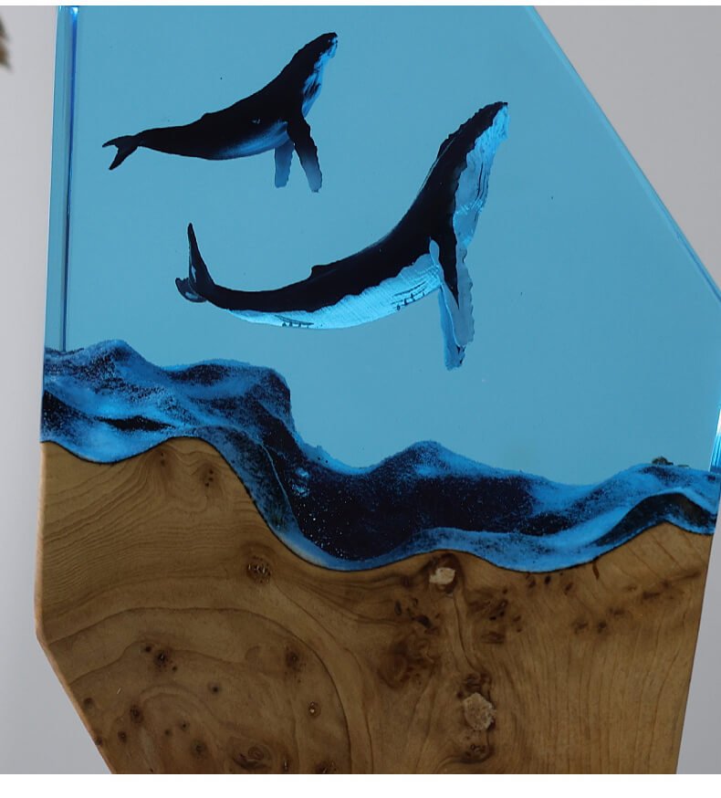 Marine whale resin 4