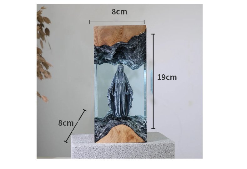 Virgin Mary Resin Night Light 5