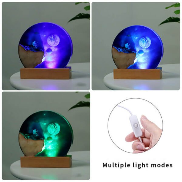 Space Astronaut Resin Lamp 2