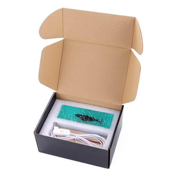 Square Ocean Whale Resin Lamp 5