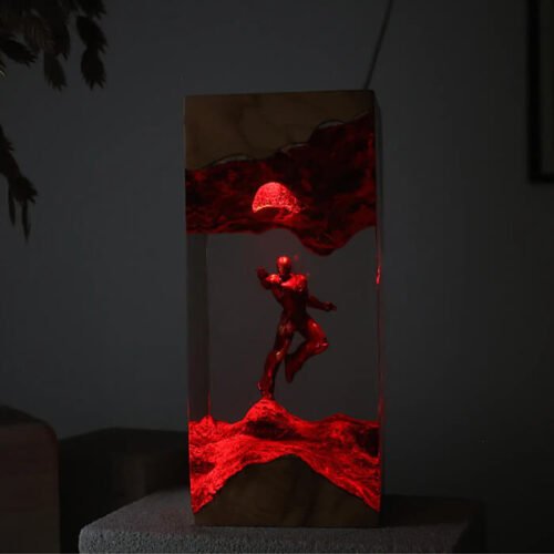 Superhero Resin Lamp