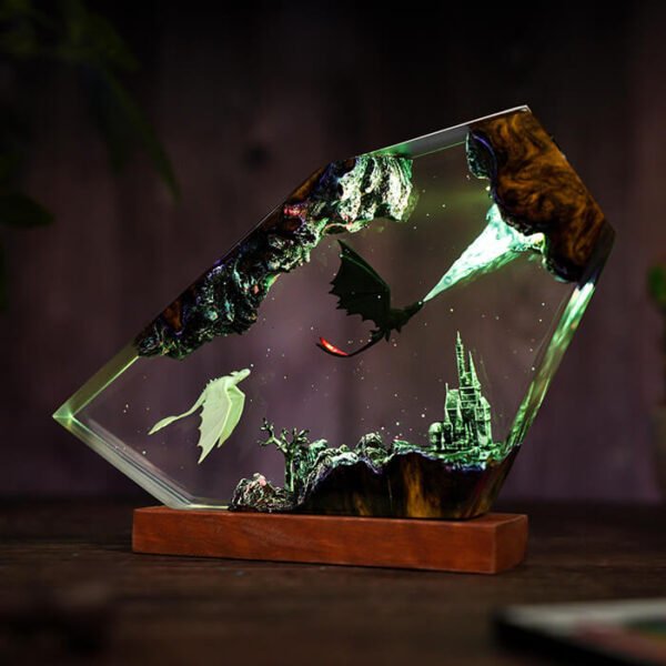 Toothless Dragon Resin Lamp 4