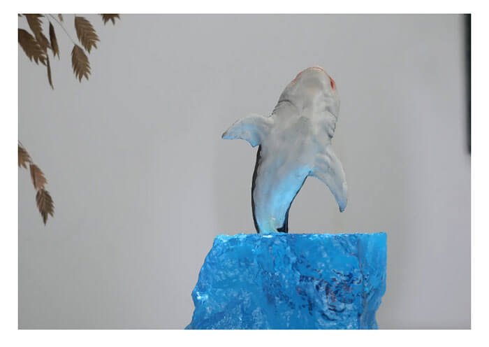 Whales Are Jumping Resin Lamp1 6